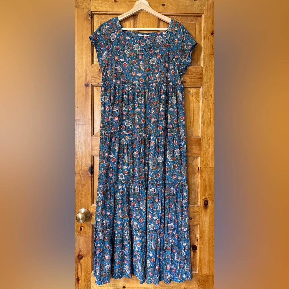 NWT Natural Life Berkley dress in blue floral size XS - Picture 6 of 7
